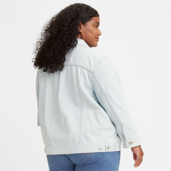 Plus Size Levi's Ex-Boyfriend Trucker Jean Jacket - Picture 2 of 2
